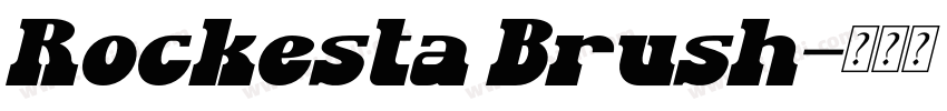 Rockesta Brush字体转换